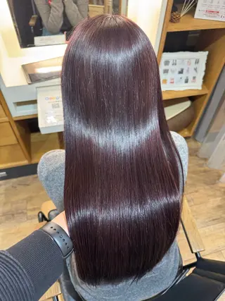 ロング 杉田 礼のヘアスタイル