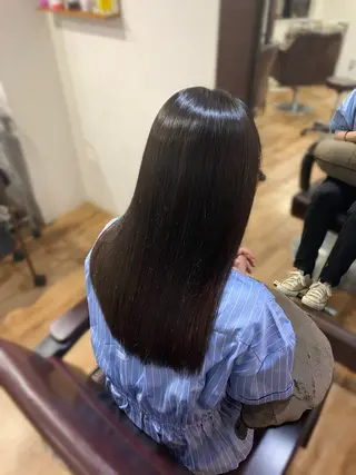 カラー RINA🦋 【韓国風/艶髪】のヘアスタイル