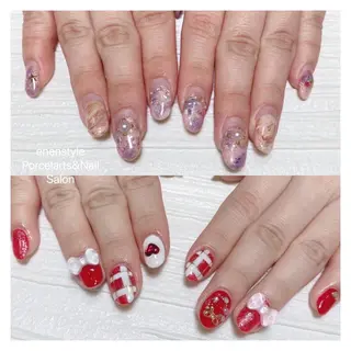 ミディアム ネイル 👑enen style👑のネイルデザイン