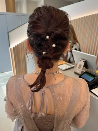 ヘアアレンジ 福島 果音のヘアスタイル