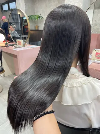 ロング カラー パーマ 江上拓郎/ショート /酸性ストレートのヘアスタイル