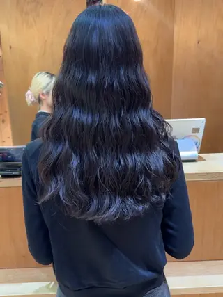 ミディアム パーマ 大橋 芽衣のヘアスタイル