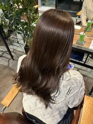 ロング カラー 𝐒𝐇𝐔𝐑𝐈 🦋艶カラー🦋のヘアスタイル