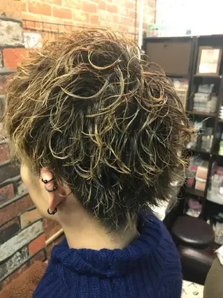 カラー パーマ メンズ 【メンズ&髪質改善】 萬納陽介のヘアスタイル