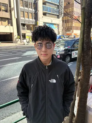 ショート パーマ メンズ 💈メンズ短髪特化 ✂︎伊藤大輝💈のヘアスタイル