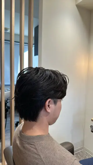 パーマ メンズ 【メンズパーマ】比嘉 啓人のヘアスタイル