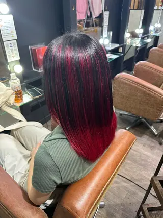 カラー 奥田 星来のヘアスタイル