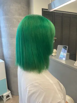 ミディアム カラー loob Tokyo Arisa❤︎†のヘアスタイル