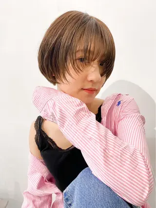 ショート カラー ness🎖️ カミカリスマ受賞のヘアスタイル