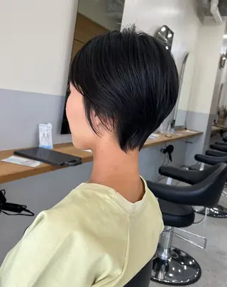 ショート 神谷 夏帆のヘアスタイル