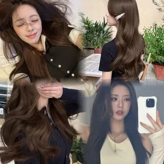 カラー NENE/艶カラー ×韓国アイドルのヘアスタイル