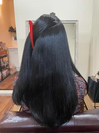 セミロング 縮毛矯正の達人 ☆　松本のヘアスタイル