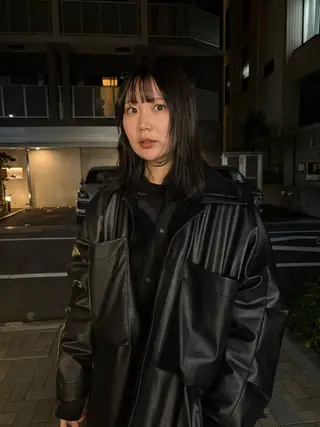 ミディアム カラー eri kinjoのヘアスタイル