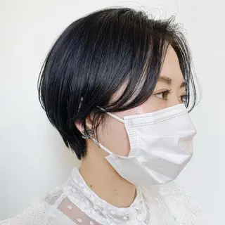 ショート 韓国ヘア /男女☘️ 細江 美紅のヘアスタイル