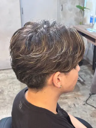 ミディアム メンズカットパーマ /岐阜/yudaiのヘアスタイル