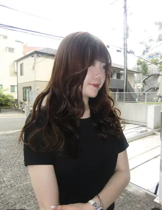 ロング ブリーチなしｗカラー 🐈‍⬛kotoseのヘアスタイル