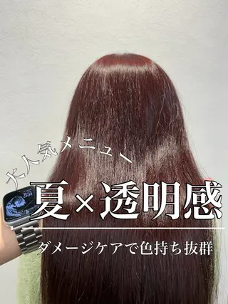 カラー Hikaru艶カラー /メンズカットのヘアスタイル
