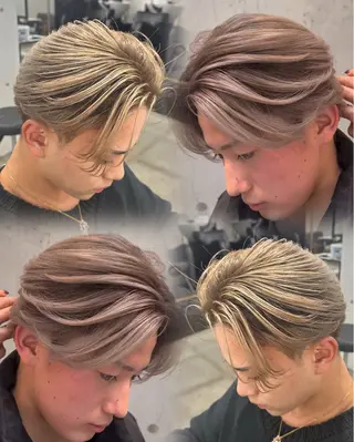 カラー メンズ 【pia】 江田岳斗のヘアスタイル