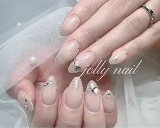 ネイル Jolly チップ長さだしのネイルデザイン