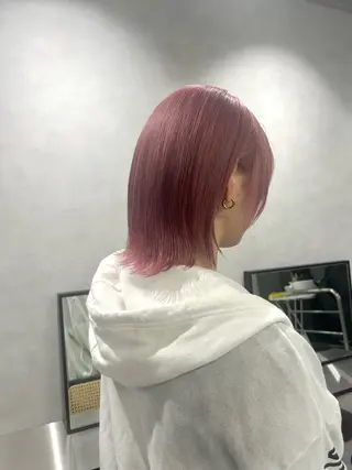 ショート カラー 暖色ハイトーン特化 🥇Mioのヘアスタイル