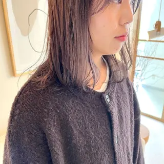 カラー ダメージレス◎東区/ 艶カラー💫/斉藤拓のヘアスタイル