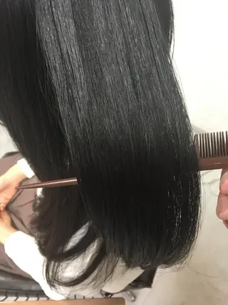 ミディアム セミロング ロング カラー パーマ 髪質改善✨艶髪✨ 古寺隆佑のヘアスタイル