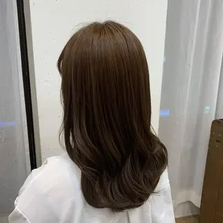 セミロング まろやかカラー🤎 みなとまほのヘアスタイル