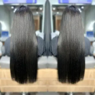 カラー ロング パーマ ヘアアレンジ キッズ メンズ ♡SNSで大バズり♡ コリアン羽エクステ◎のヘアスタイル