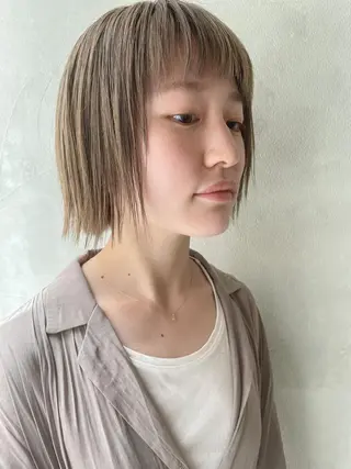 ショート カラー 【似合わせカット】 松尾一気のヘアスタイル