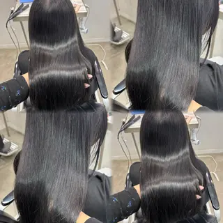 ロング カラー 髪質改善ストレート /暖色カラー🎀🪞のヘアスタイル