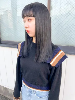 ミディアム 和泉市フルール 吉田　瞬也のヘアスタイル