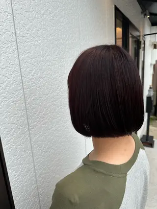 ミディアム カラー 林 萌恵のヘアスタイル