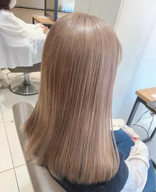 セミロング カラー 🌿earth亀有店 【緑髪のノブ】🌿のヘアスタイル