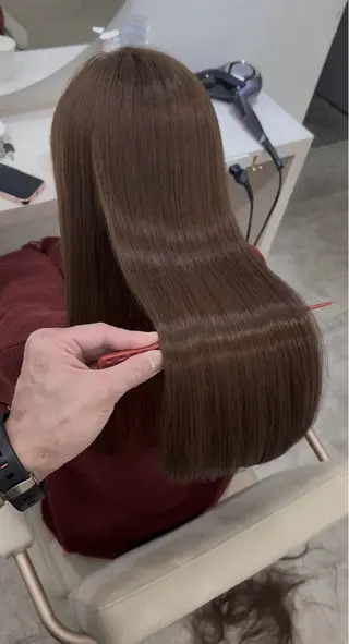 セミロング 髪質改善×韓国ヘア HIROのヘアスタイル