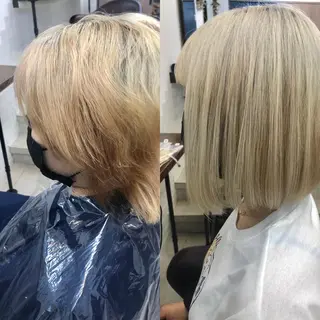 カラー ダブルスキルエクステ /羽エクステ白石宇由のヘアスタイル
