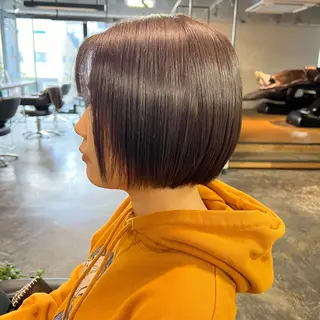 ショート カラー 💘札幌クロスパーマ 髪質改善💘rinaのヘアスタイル