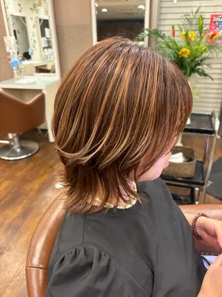 ミディアム 井上 悠人のヘアスタイル