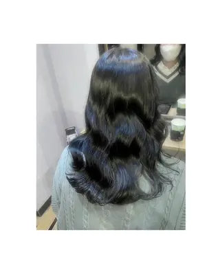 ロング カラー ヘアアレンジ 🎀レイヤーカット/ 艶カラー/ﾕｶ🎀のヘアスタイル