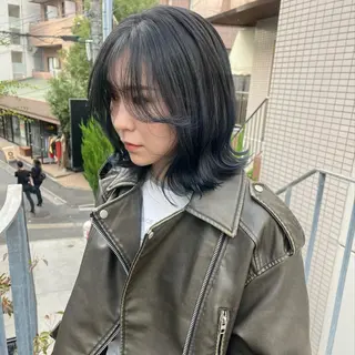 ショート カラー ボブハイトーン🦖 デザインMAMIのヘアスタイル