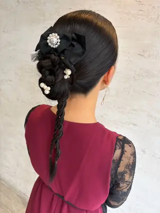 ロング ヘアアレンジ 美髪× ヘアセット✨Araiのヘアスタイル