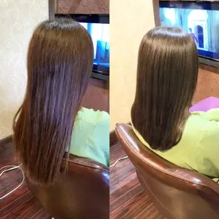 セミロング 常世田 ゆうきのヘアスタイル