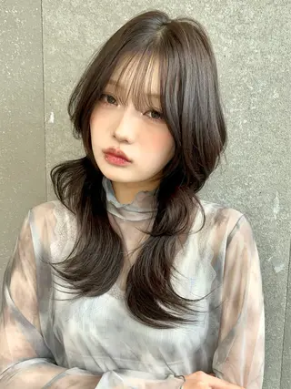 ロング カラー メンズ ❣️レイヤーカット ❣️渡部晃輝のヘアスタイル