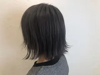 ミディアム カラー ✂︎newi池袋✂︎ 長谷川寛のヘアスタイル