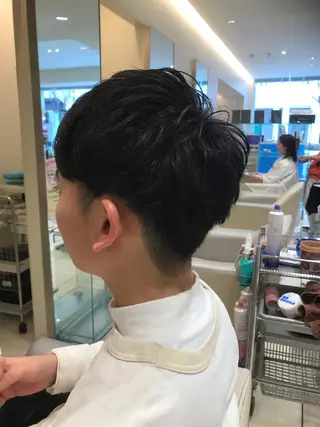 ショート カラー パーマ ヘアアレンジ メンズ キッズ ネイル マツエク・マツパ EnBlesS西宮 マンツーマン神道有基のヘアスタイル