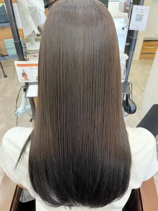 セミロング カラー 艶髪矯正/髪質改善 カイトのヘアスタイル