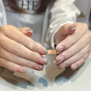 ネイル 🎀kira 長さだし💗モチ最高のネイルデザイン