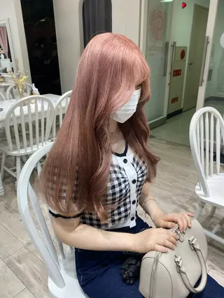 ロング カラー ヘアアレンジ ベージュカラー /aibiのヘアスタイル