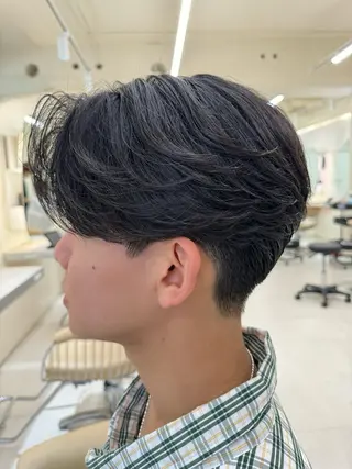 ショート パーマ メンズ 横浜/レイヤー/ カネコのヘアスタイル