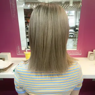 ミディアム 🫧nari🫧 谷町 大阪のヘアスタイル