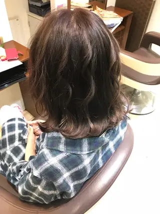 ミディアム 脇坂 誠也のヘアスタイル